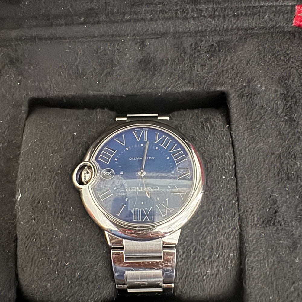 Cartier ballon bleu  Steel 40mm watch